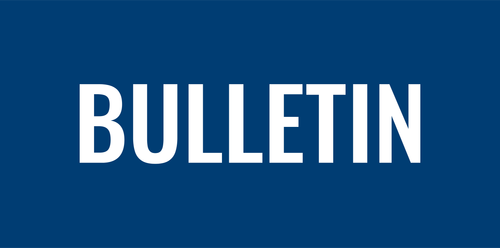 Bulletin graphic for [OV]Church, emphasizing community engagement and weekly updates.