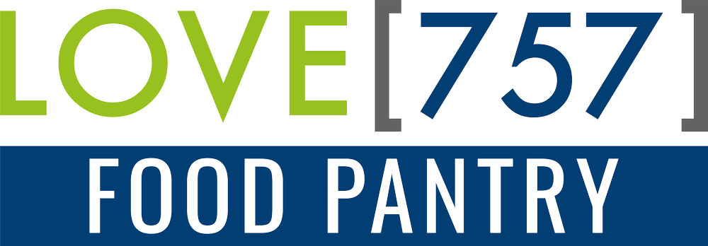 Love[757] Food Pantry logo, representing food assistance initiative by OV Church in Norfolk, VA.